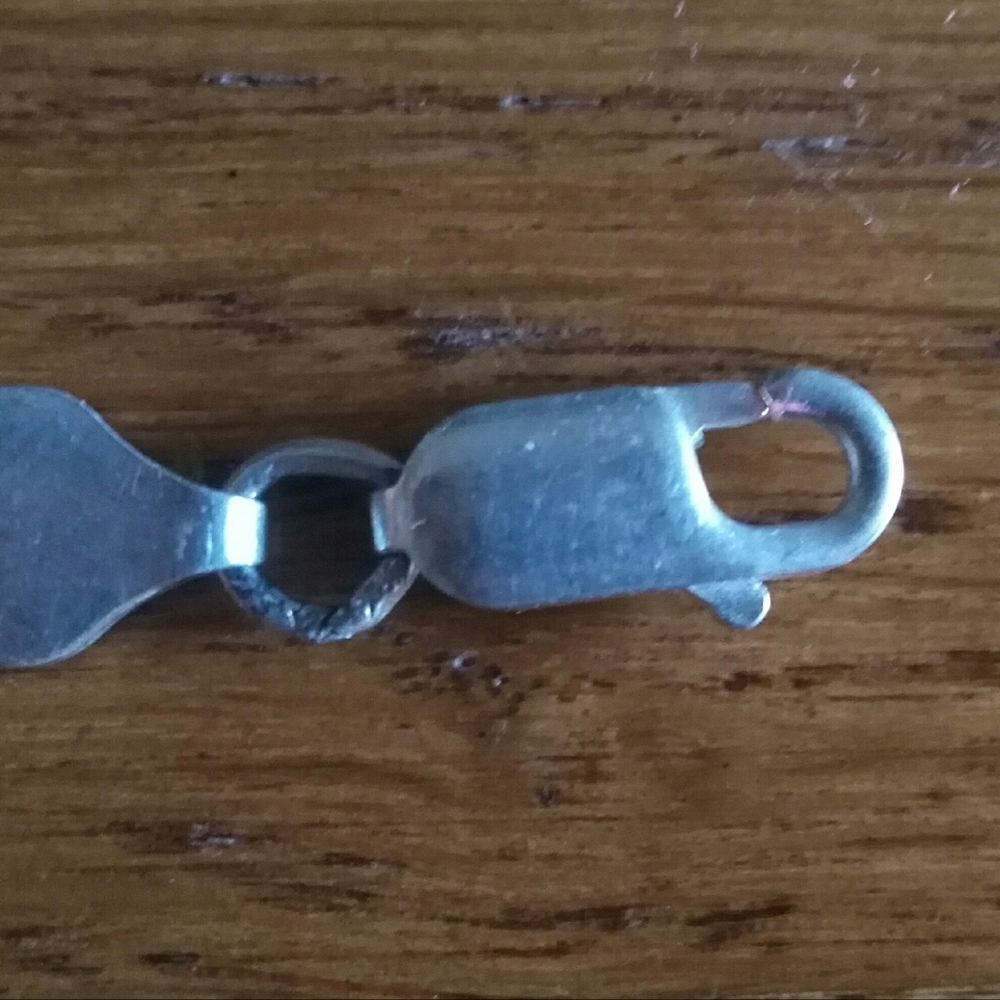 Italian Solid Sterling Silver Bracelet - image 2